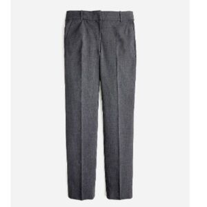 J.Crew | Cameron slim crop pant in Italian stretch wool | Heather Coal | Size 4